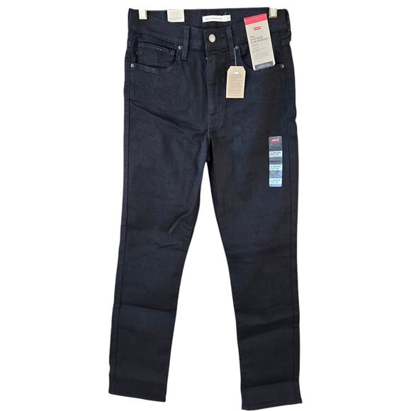 Levi's Women's Straight Leg Jeans - Midnight Black - Picture 1 of 9